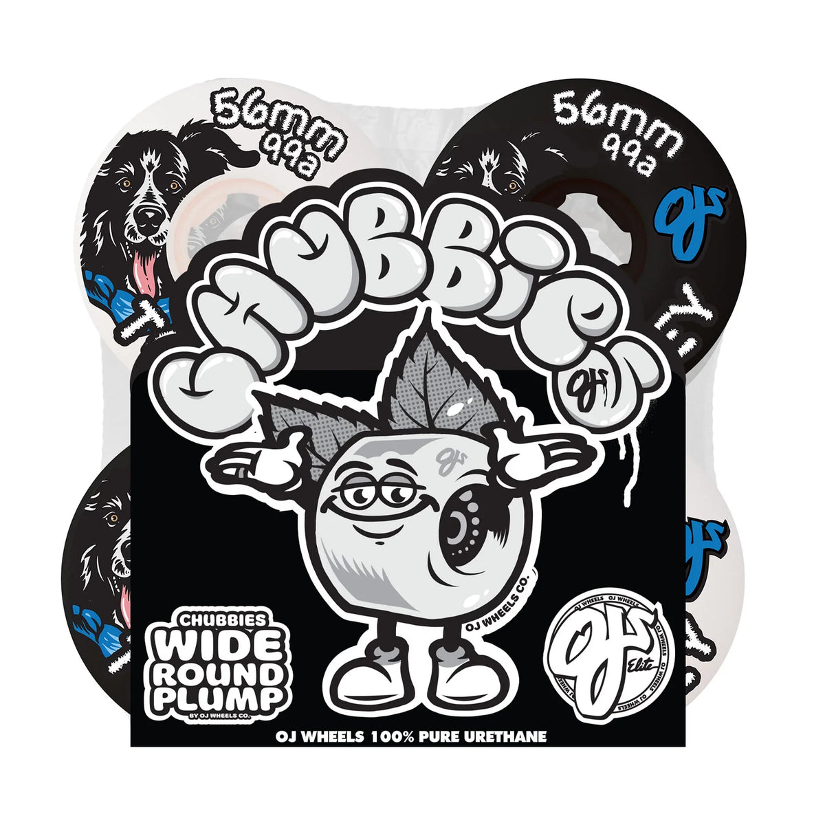 56mm Ryan Townley Pup Chubbies 99a Wheels